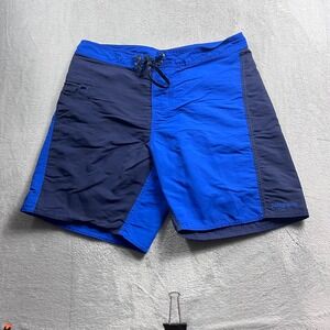Patagonia Mens 34 Wavefarer Boardshorts Swim Trunks Two Tone Blue 86768 SP14